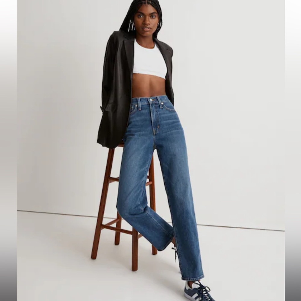 Madewell Women's Straight Leg Jeans - Blue